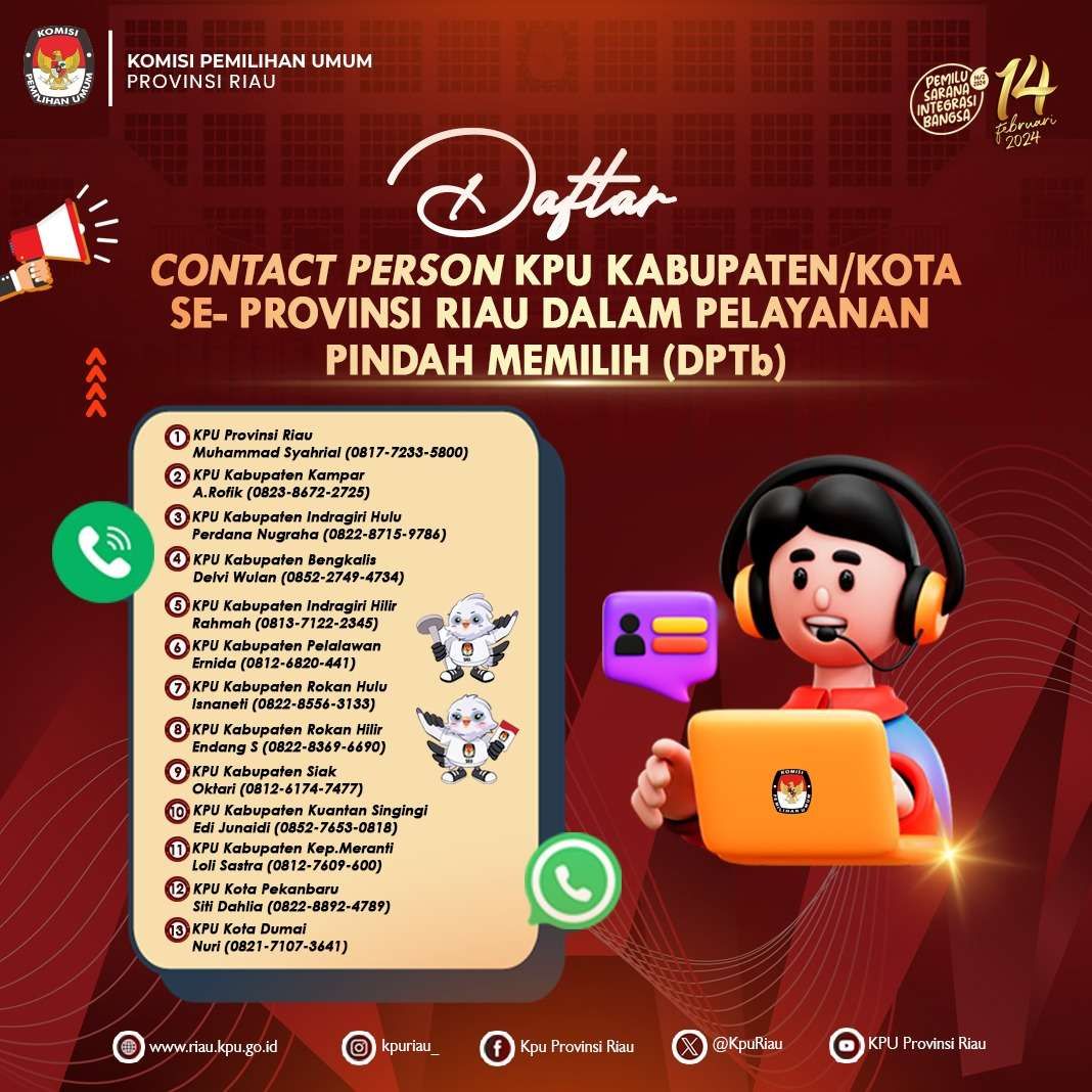 Batas Pengurusan Pindah Memilih hingga 15 Januari 2024