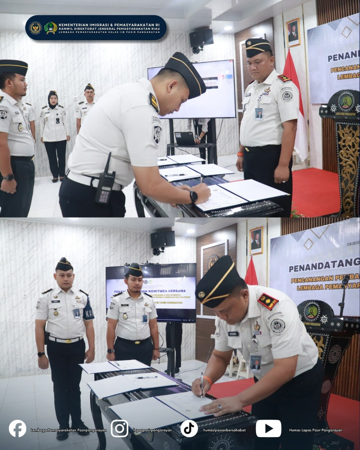 Lapas Pasir Pangaraian Canangkan Zona Integritas, Targetkan WBK/WBBM 2026