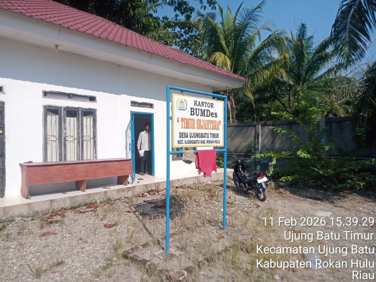 BUMDes Ujung Batu Timur Diduga Tidak Aktif, Direktur Akui Ada Kredit Macet Simpan Pinjam