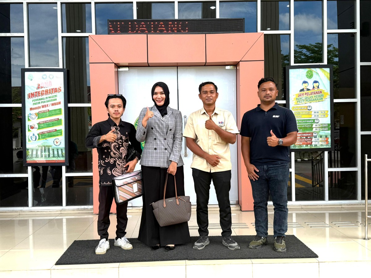 LBH Rokan Darussalam Hadiri Sidang Saksi Hak Asuh Anak, Kuasa Hukum Berharap Gugatan Ayah Dikabulkan