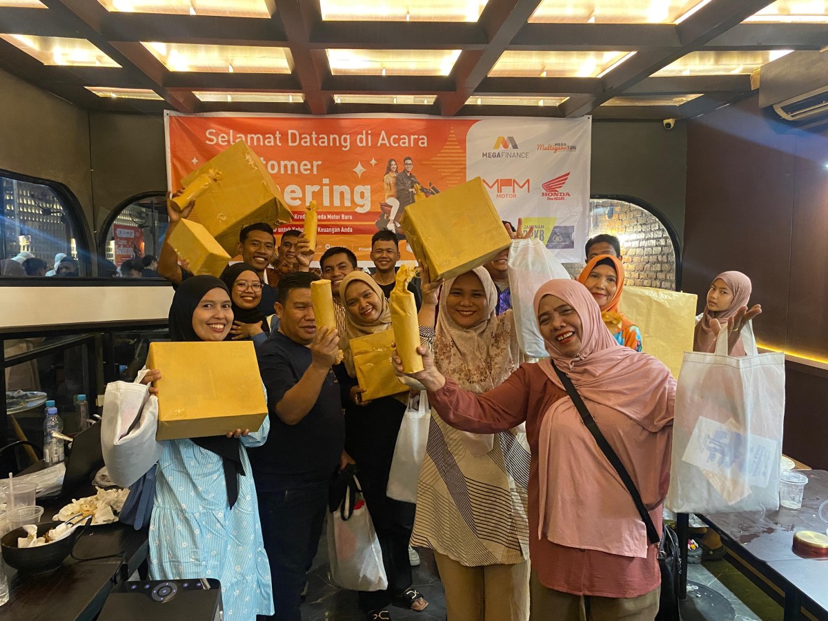 Mega Finance Buka Peluang Mitra Baru Saat Customer Gathering dan Bukber Bersama Konsumen