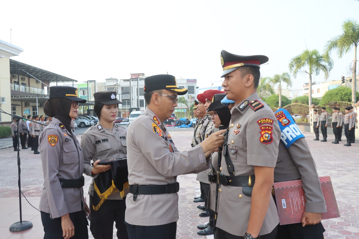 IPTU Erwan Maconda Resmi Jabat Kasat Lantas Polres Dumai, Komitmen Berikan Pelayanan Terbaik