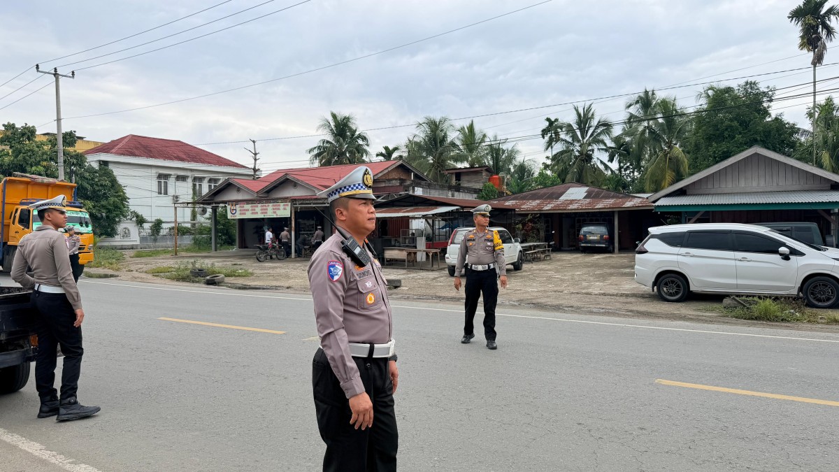 Tanpa Kemacetan dan Laka Menonjol, Polres Kuansing Sukses Amankan Arus Lebaran 2026