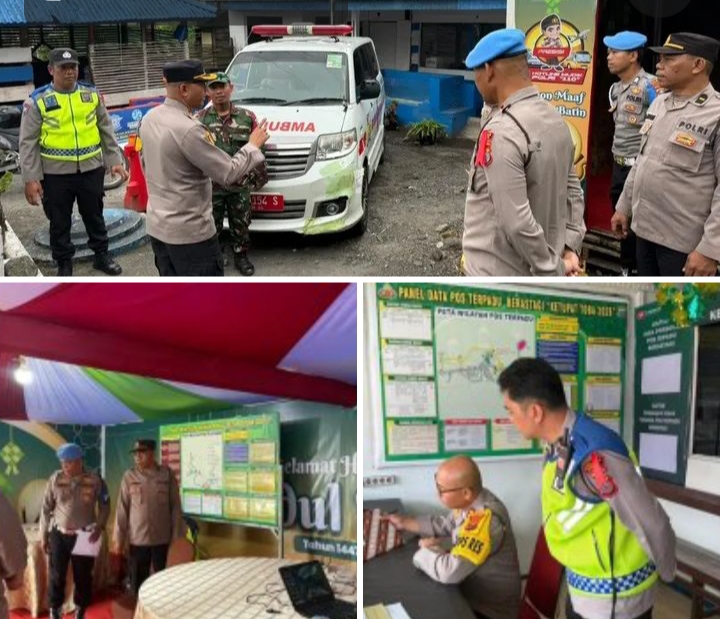 Kapolres Tanah Karo Cek Pos Ops Ketupat Toba 2026, Ajak Masyarakat Tertib Demi Kelancaran Arus Wisata Berastagi