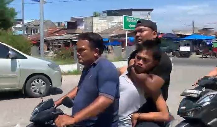 Polsek Belawan Tangkap Pelaku Begal di Dalam Angkot Jalan Yos Sudarso