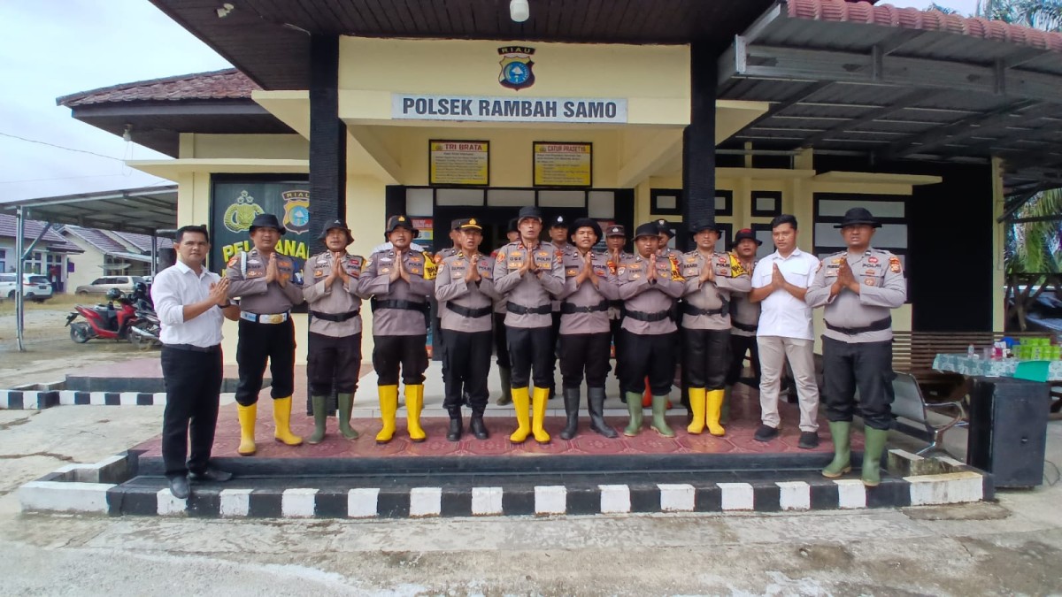 Kapolsek Rambah Samo Tegaskan: Tidak Ada Ampun bagi Pelaku Pembakaran Hutan dan Lahan