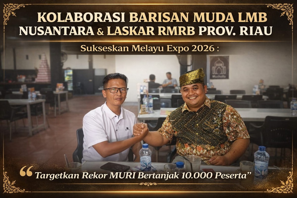 Sukseskan Melayu Expo 2026, BM LMB Nusantara – Laskar RMRB Targetkan Rekor Muri 10 Ribu Peserta Bertanjak