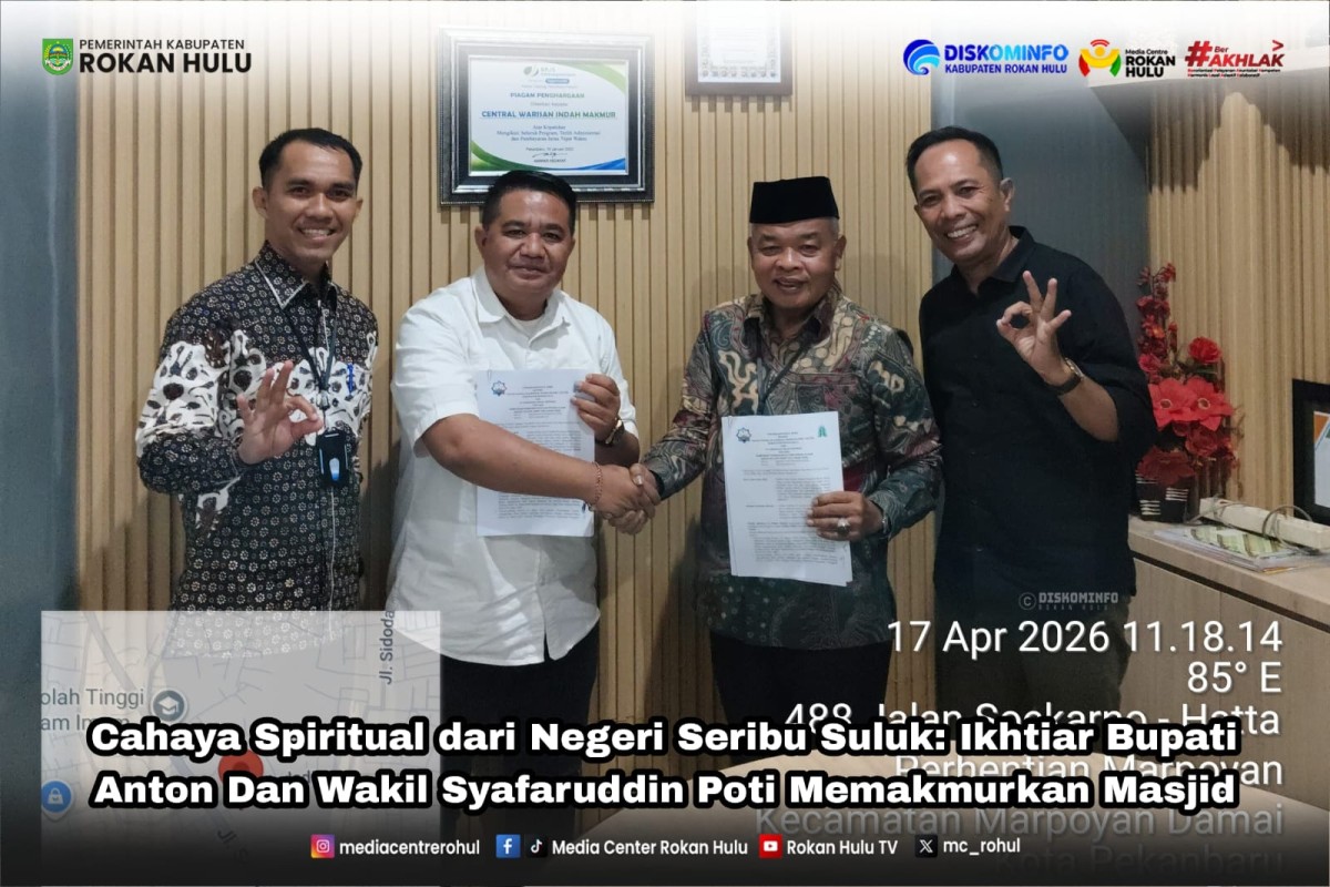 Cahaya Spiritual dari Negeri Seribu Suluk: Ikhtiar Bupati Anton Dan Wakil Syafaruddin Poti Memakmurkan Masjid