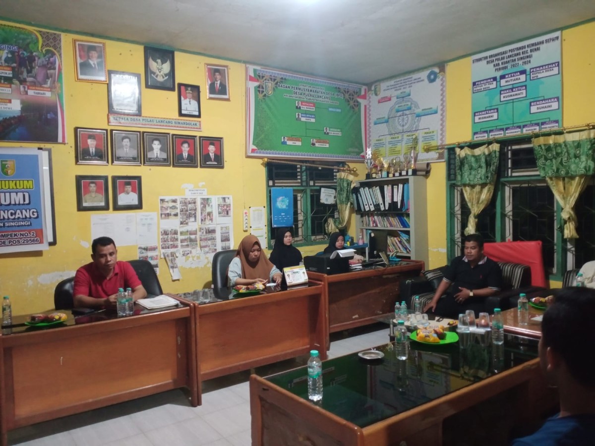 Pasca Dilantik Kembali,Oktaviar Pimpin Langsung Rapat Bulanan:Tegaskan Pelayanan Maksimal Untuk Masyarakat