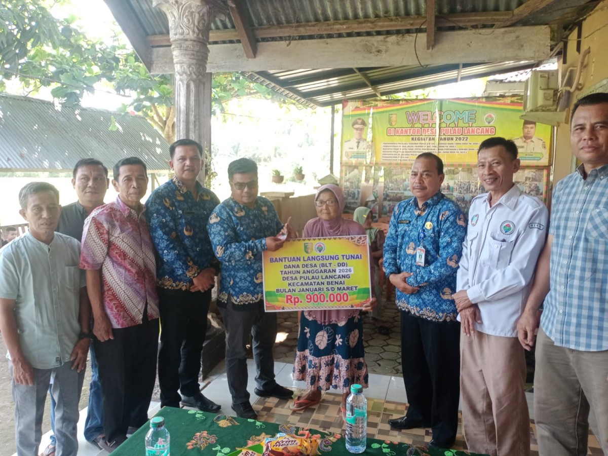 Pemdes Pulau Lancang Salurkan BLT-DD Januari-Maret 2026 Kepada 9 KPM