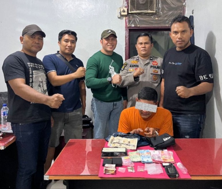 Diduga Pengedar Sabu, Warga Kota Lama Diciduk Polsek Ujungbatu