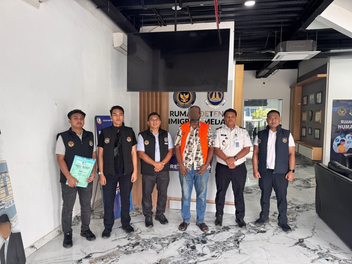 Imigrasi Belawan Pindahkan WNA Malaysia ke Rudenim Medan