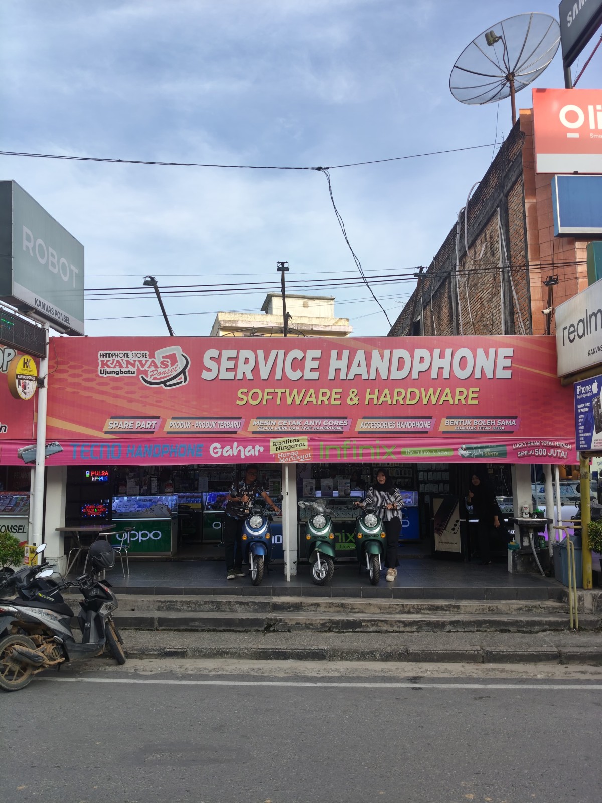 Kanvas Ponsel Ujung Batu Hadirkan Motor Listrik Green Tech, Mulai Rp8,5 Juta Bisa Kredit Mudah