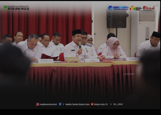 Wabup Syafaruddin Poti Hadiri High Level Meeting Provinsi Riau Guna Perkuat Sinergi Pengendalian Inflasi Selama Bulan Ramadhan.