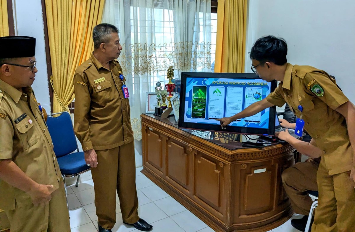 Tindaklanjuti Arahan Bupati Welly Suhery, Diskominfo Pasaman Luncurkan Aplikas Android Adaminda untuk Data Pembangunan
