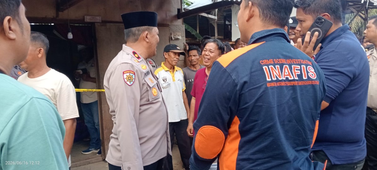 Mantap !!  Respon Cepat Aduan Masyarakat, Polsek Ujung Batu Olah TKP Pembunuhan Wanita di Desa Ngaso
