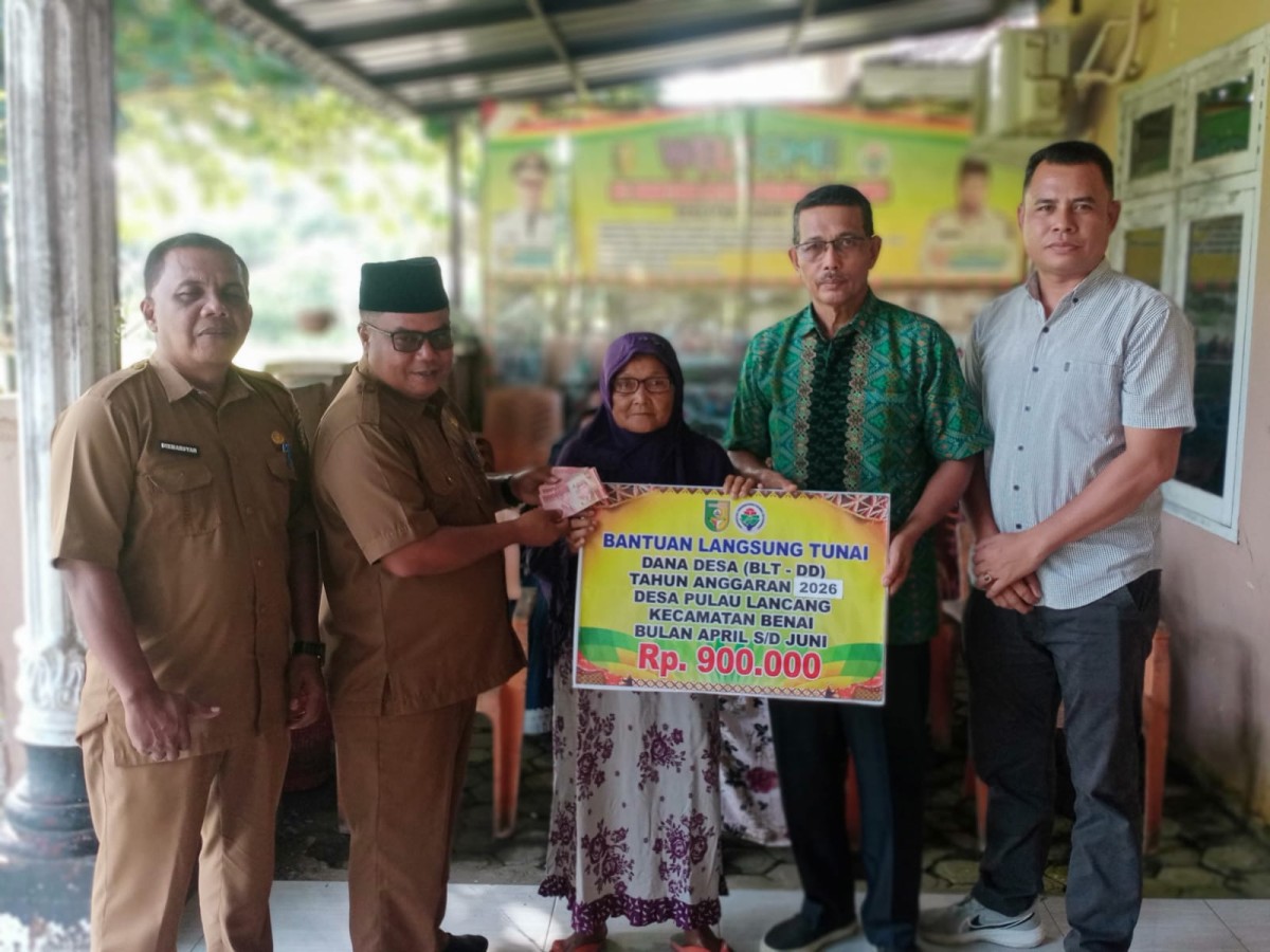 Pemdes Pulau Lancang Salurkan BLT-DD April Hingga Juni 2026 Kepada 9 KPM