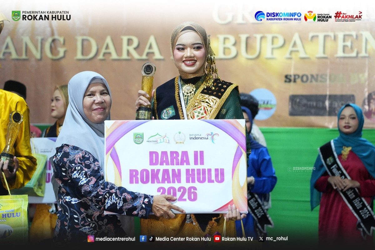 Sempat Ditunda Akibat Hujan Deras, Grand Final Bujang Dara Rohul 2026 Akhirnya Sukses Digelar