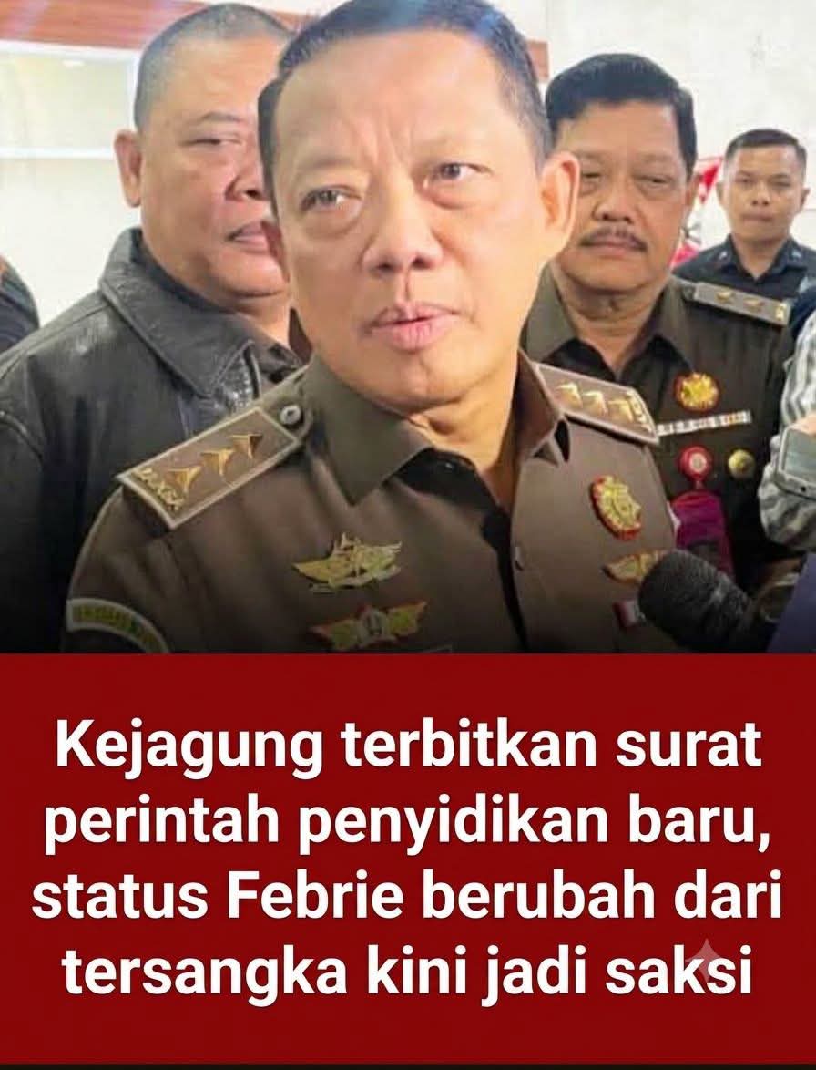 Kejagung Ambil Alih !! Febrie Adriansyah Turun Dari Tersangka Jadi Saksi 