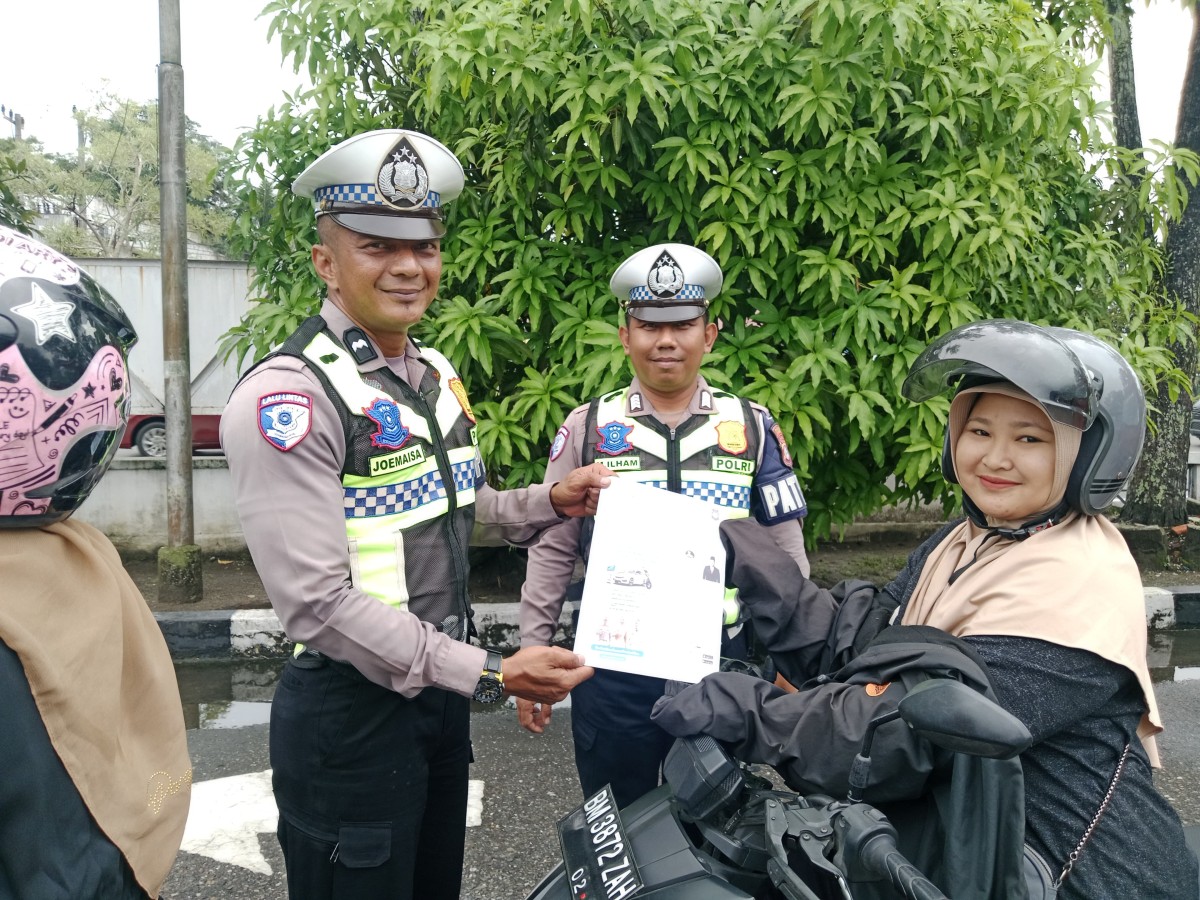 Bayar Pajak Kendaraan Kini Lebih Mudah, Satlantas Polres Kampar Ajak Masyarakat Manfaatkan Program Pemutihan