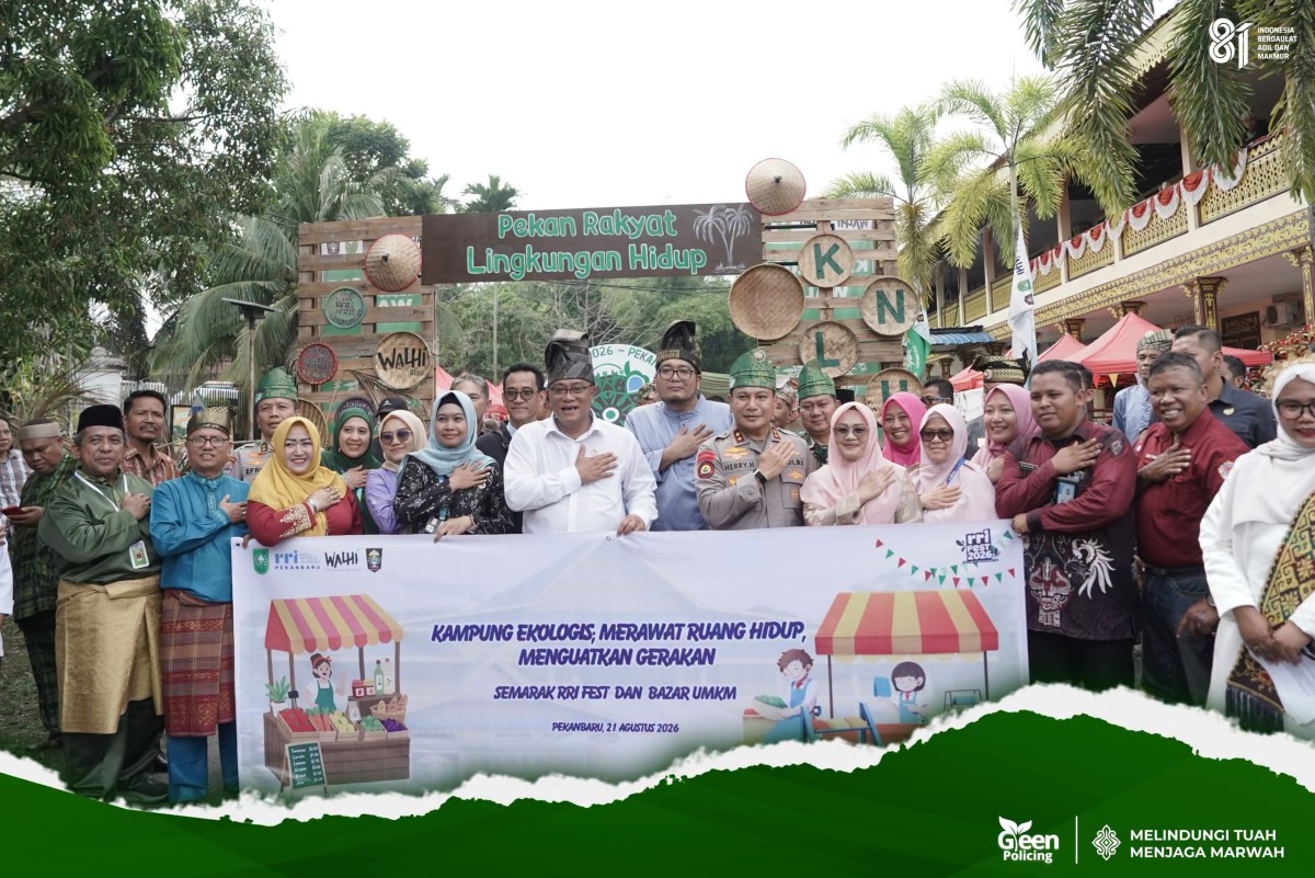 Alam Rusak, Keamanan Terganggu, Kapolda Riau Dorong Kolaborasi Di Pekan Rakyat LH 2026