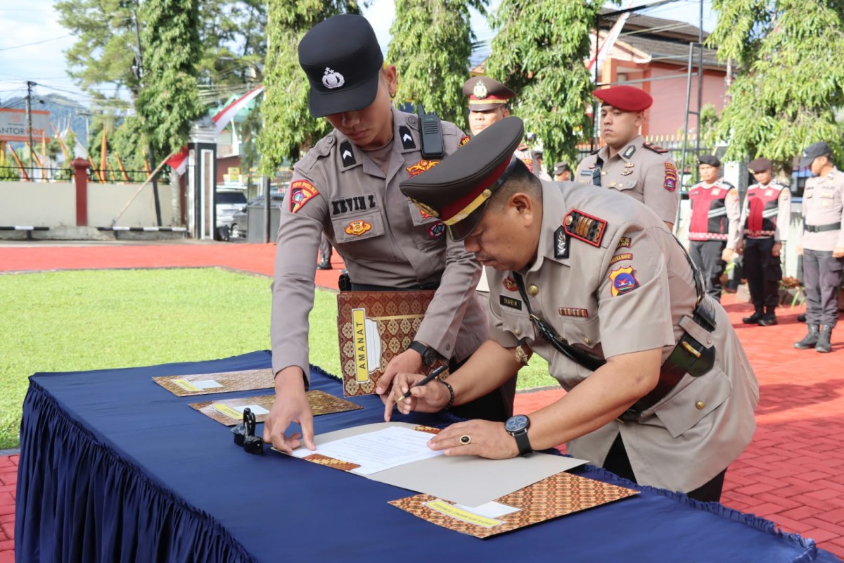 Pimpin Sertijab, Kapolres Pasaman: Mutasi Jabatan Hal yang Lumrah.