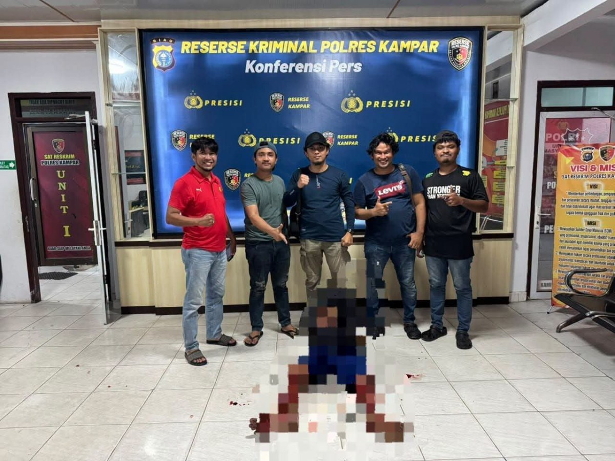 Sembunyi di Tapung, Tahanan Kabur Polres Kampar Akhirnya Tertangkap