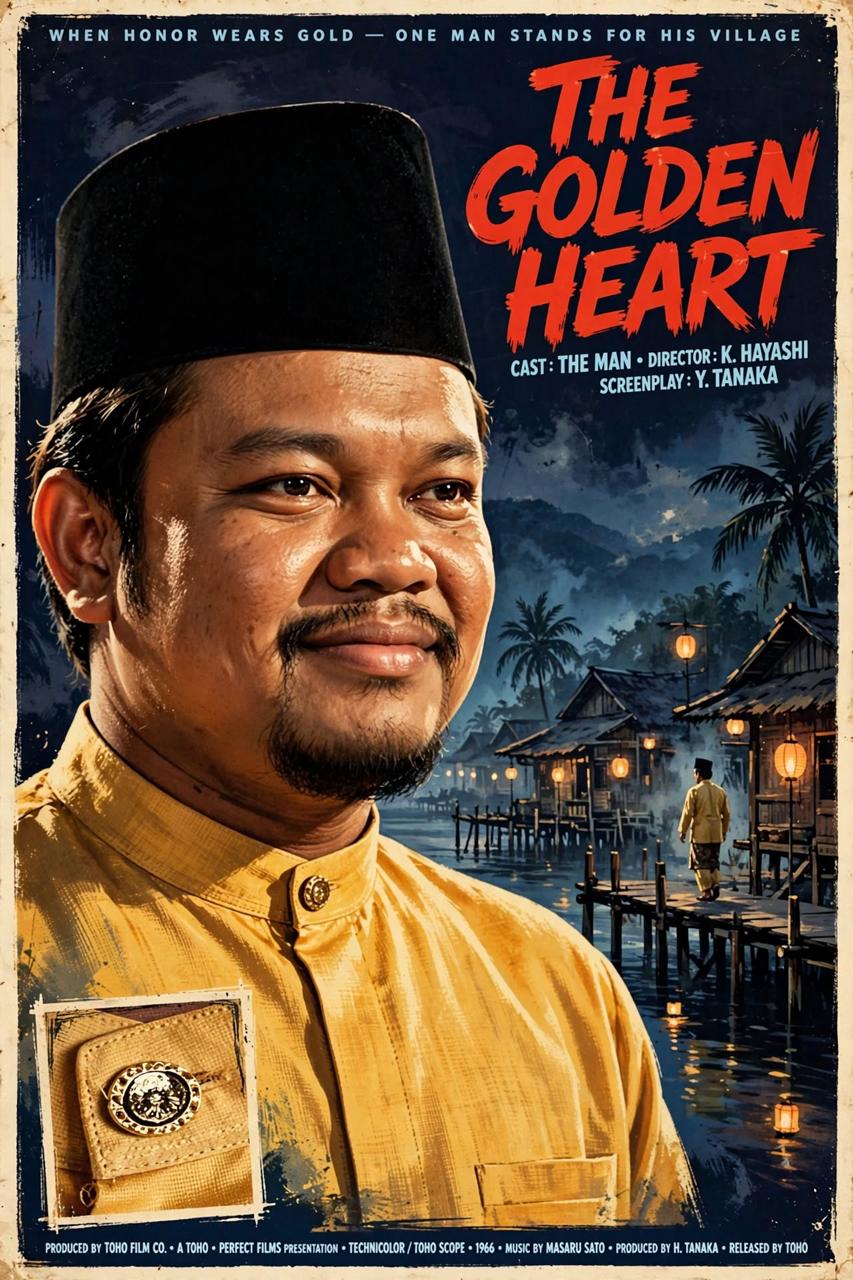 Honor Wears Gold, One Man Stands For His Village – Dari Lubuk Bendahara, Ujung Rokan IV Koto, Sebuah Hati Emas Menjaga Desanya