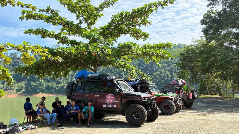 Pelantikan Pengurus IOF Kampar, Bupati: Promosikan Wisata Danau Rusa Melalui Offroad