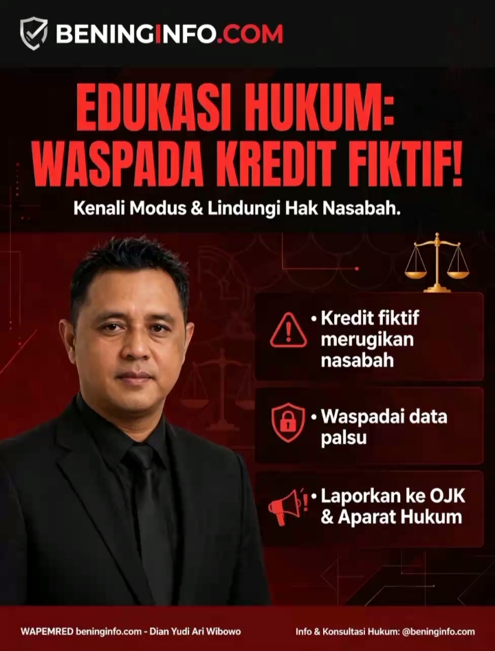 Waspada Kredit Fiktif! Wapemred Beninginfo.com Ari Wibowo Buka Posko Pengaduan dan Konsultasi Hukum di Kantor LBH Rodas Rokan Hulu